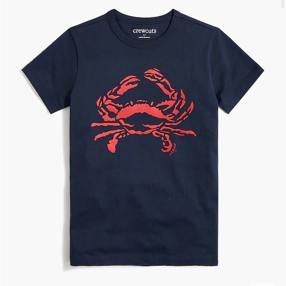 J crew Kids' crab graphic tee
